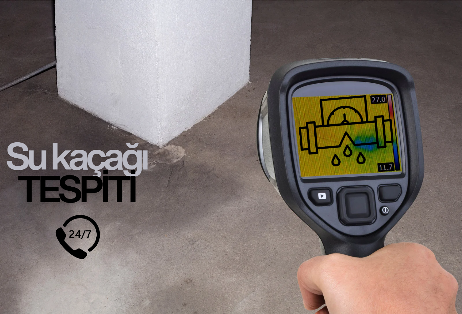 Bodrum Gümbet Su Kaçağı Tespiti